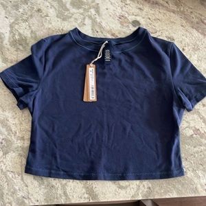 NEW- COTTON JERSEY COLLECTION 
SZ- Small 
Color- Navy